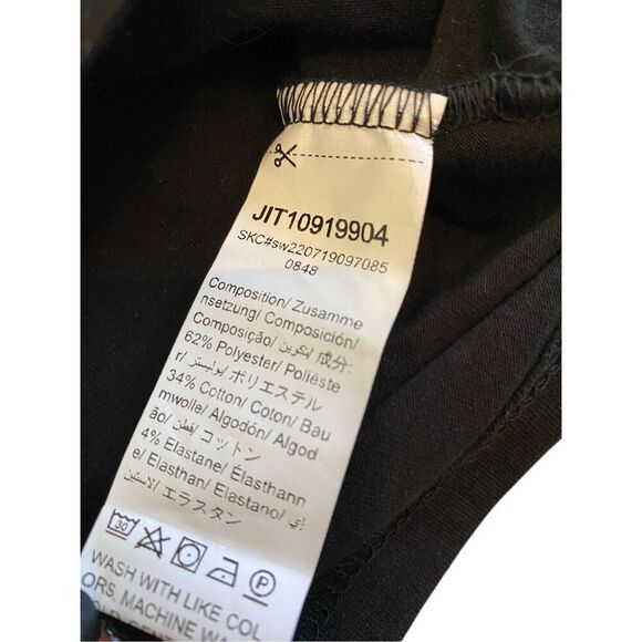 Skeleton Cropped Long Sleeve Shirt Grunge Punk Goth Gothic Emo Skull Rainbow Alt - Picture 7 of 11